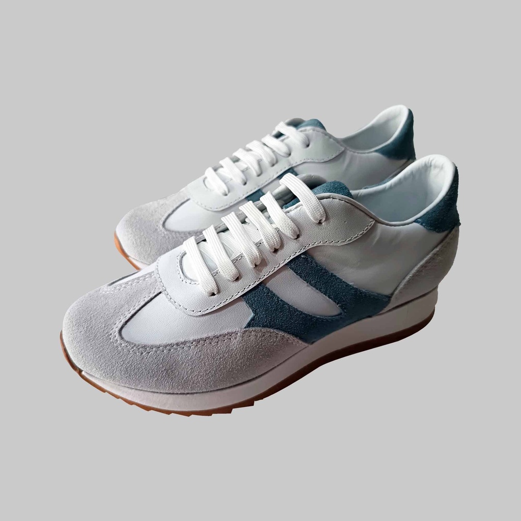 Samba- celeste/blanco