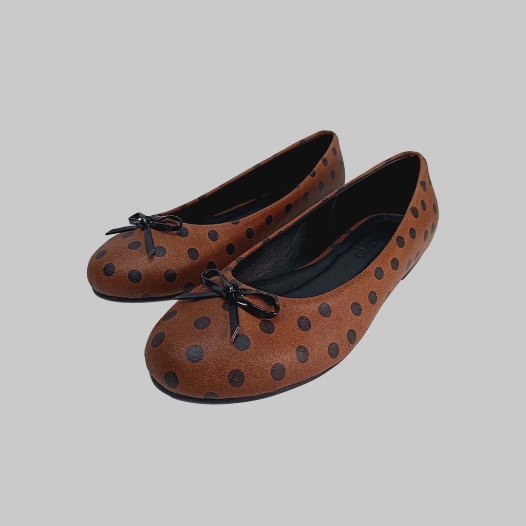 Angelina - marron bolas