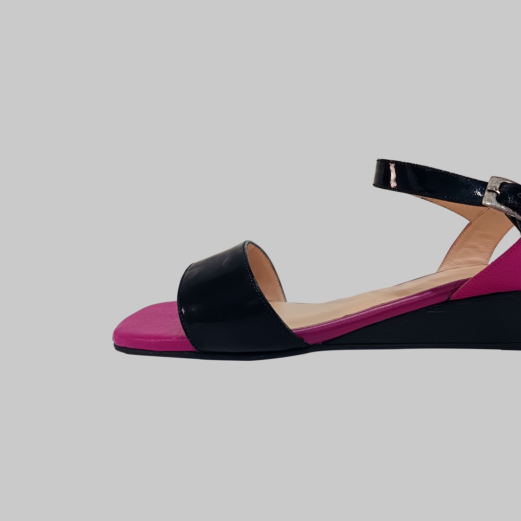 Melissa - negro fucsia