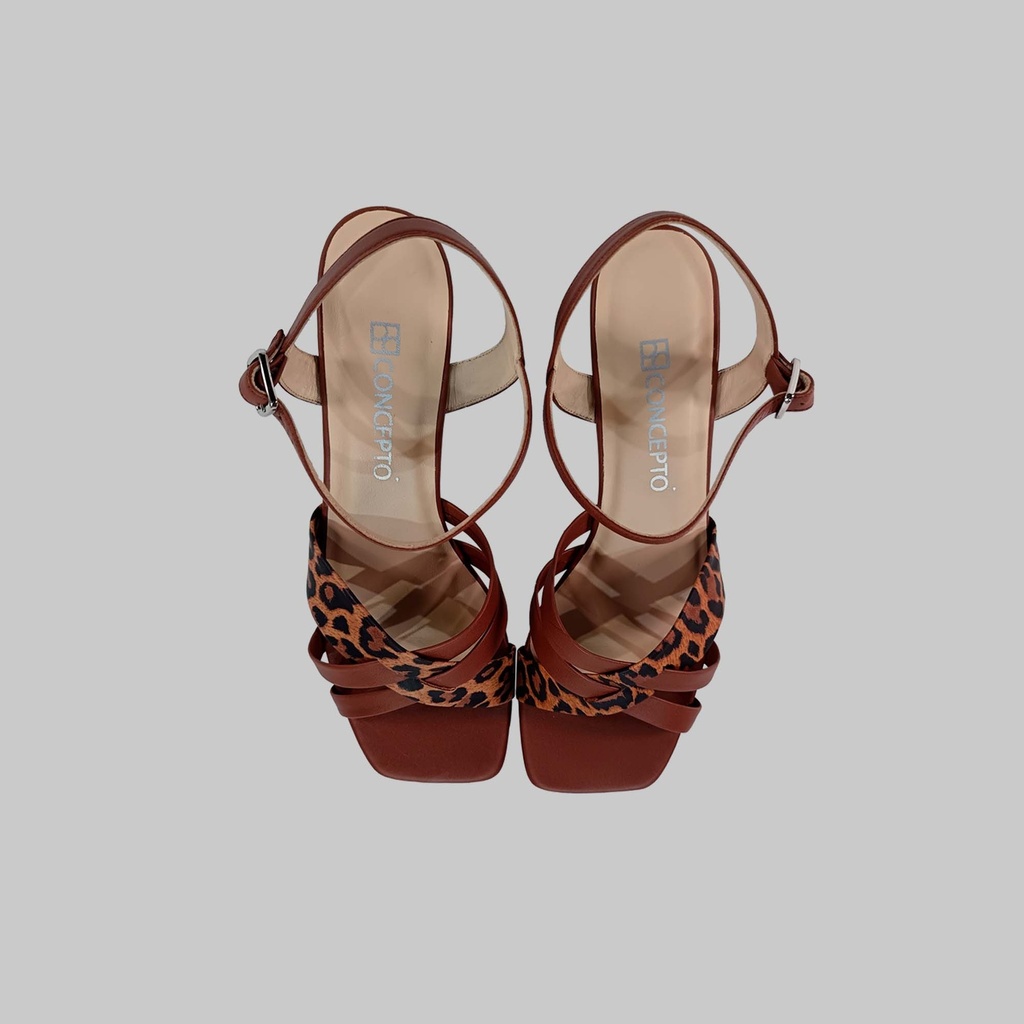 Thalia - print marron