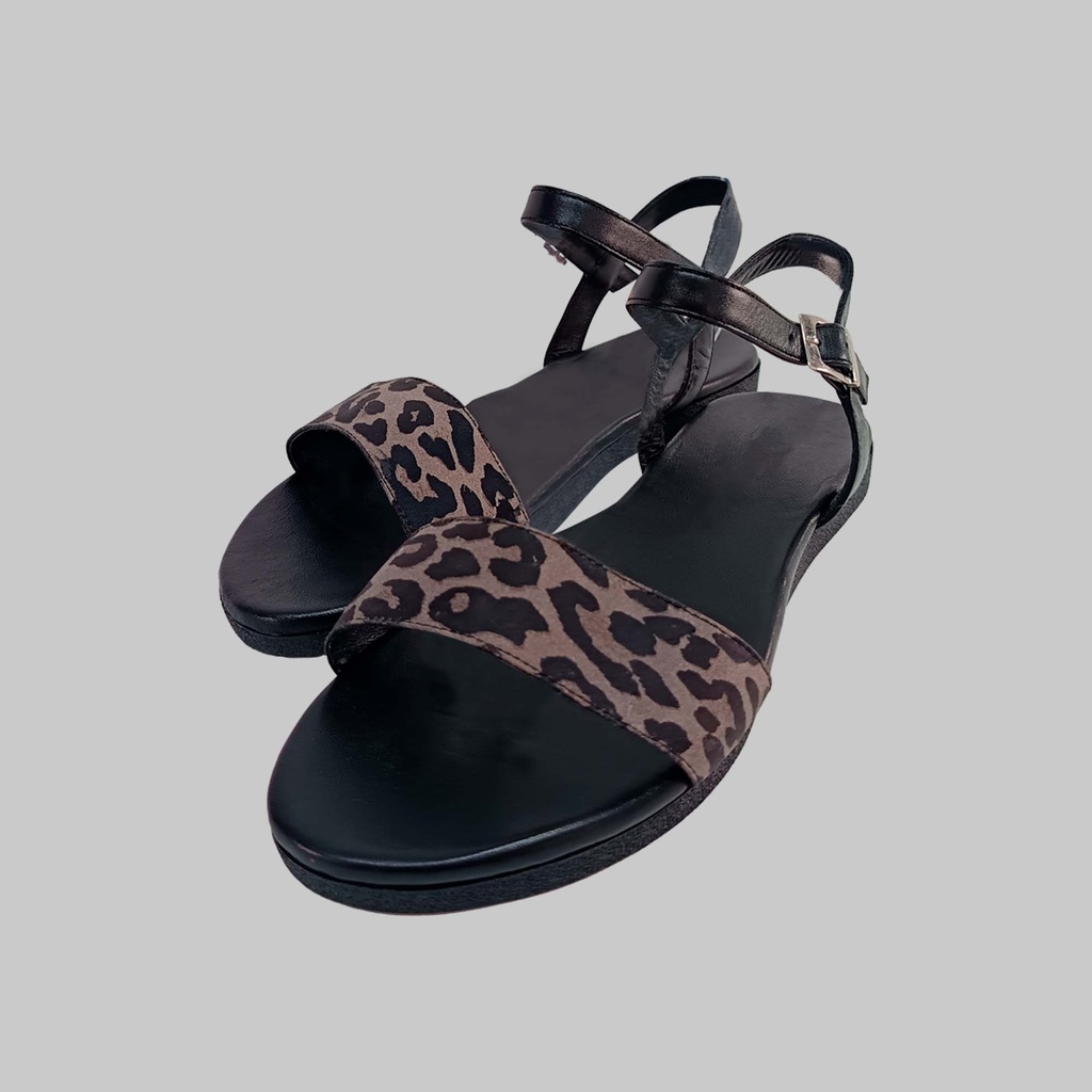 Lola- negro print gris