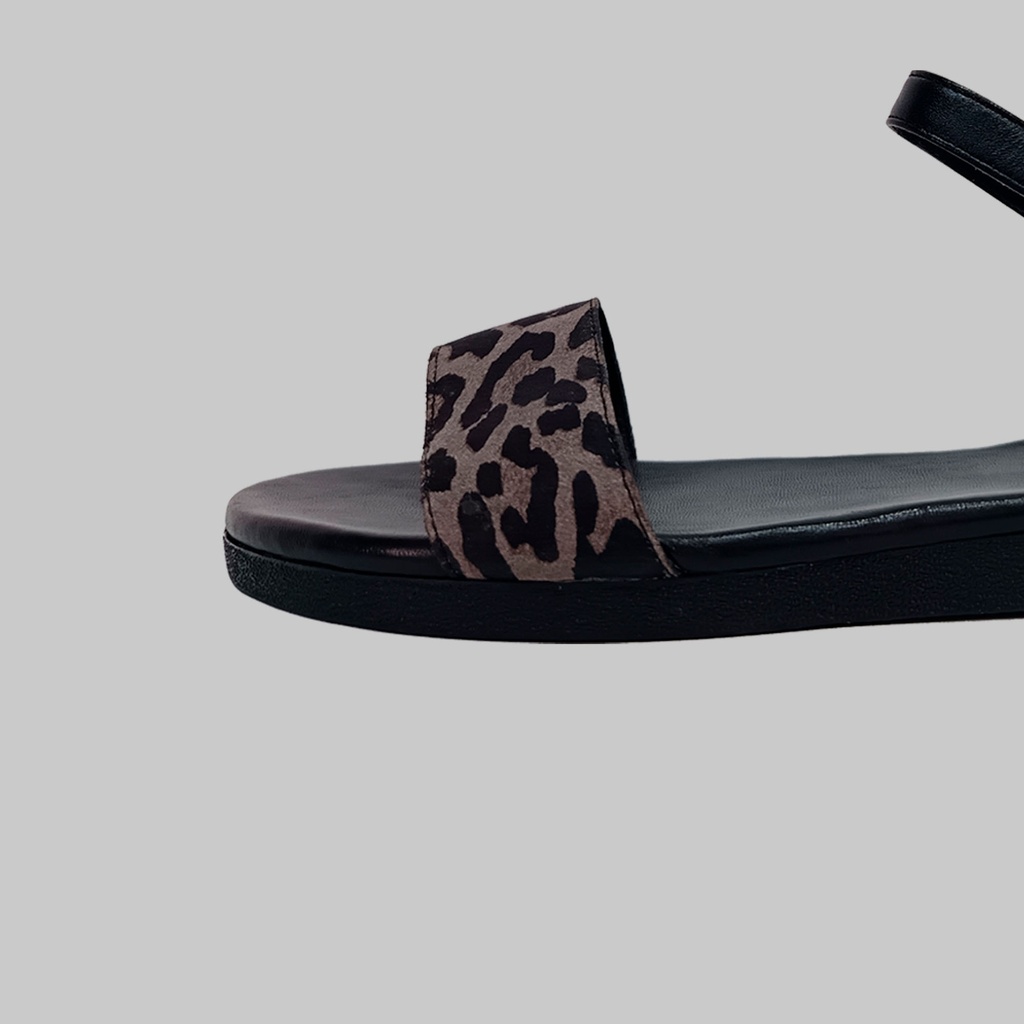 Lola- negro print gris