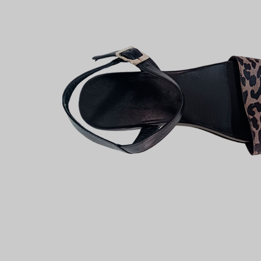 Lola- negro print gris