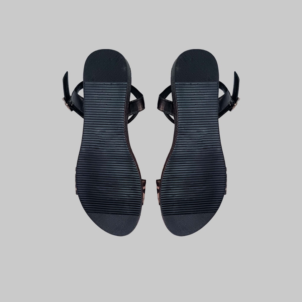 Lola- negro print gris