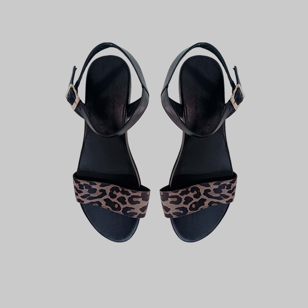 Lola- negro print gris