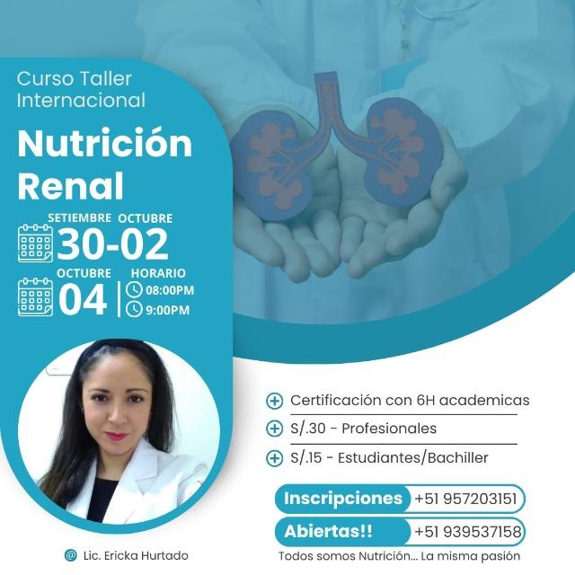 Curso Taller en Nutrición Renal