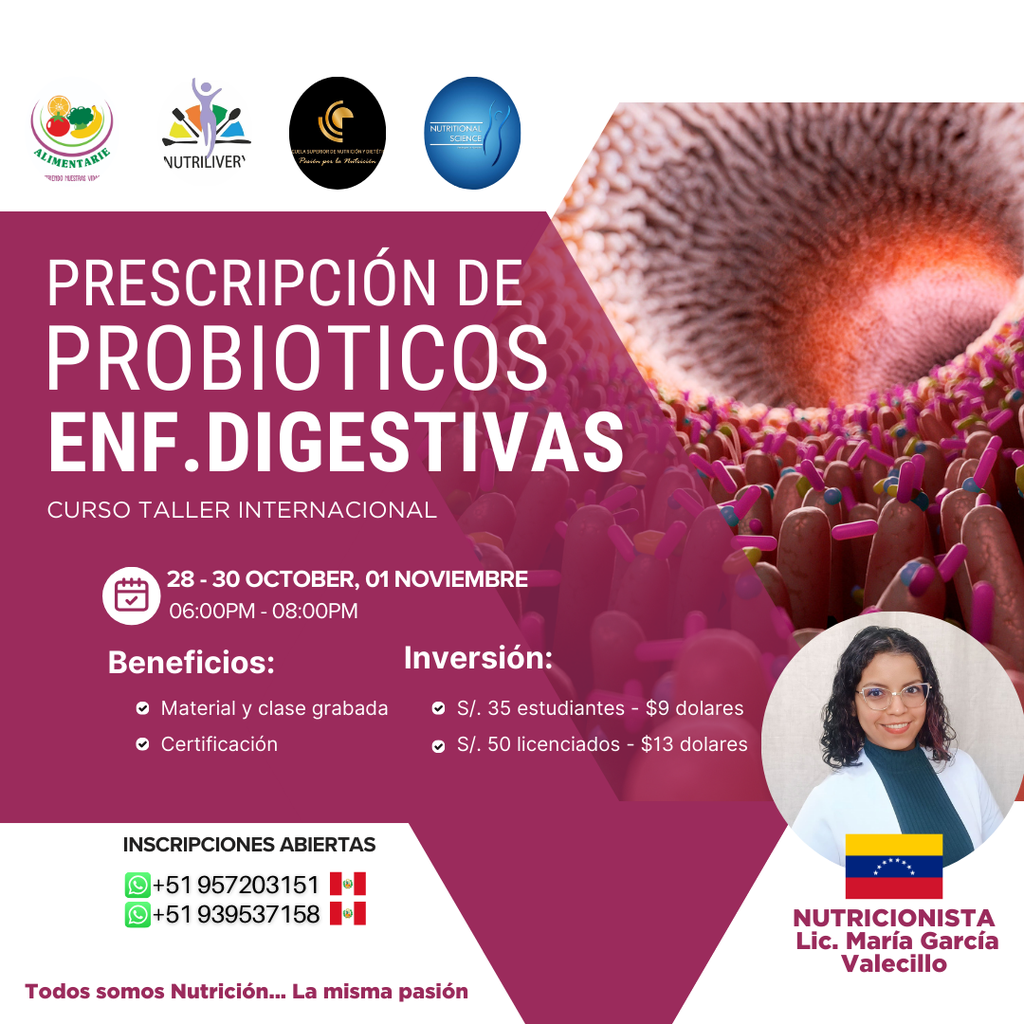 Prescripción de Probióticos en Enfermedades Digestivas