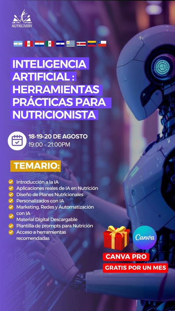 INTELIGENCIA ARTIFICIAL: HERRAMIENTAS PRÁCTICAS PARA NUTRICIONISTAS